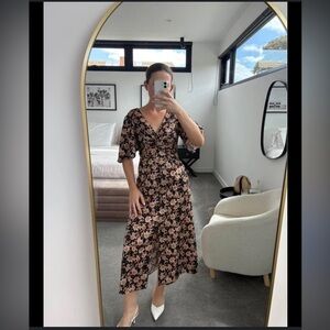 Acler Tippet Dress in Midnight Wallpaper